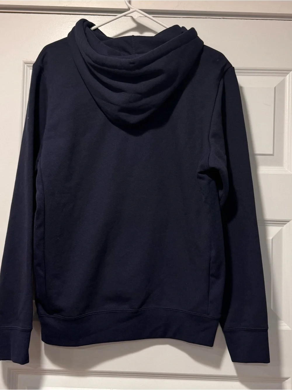 Patagonia Navy Pullover Hoodie with Logo Patch